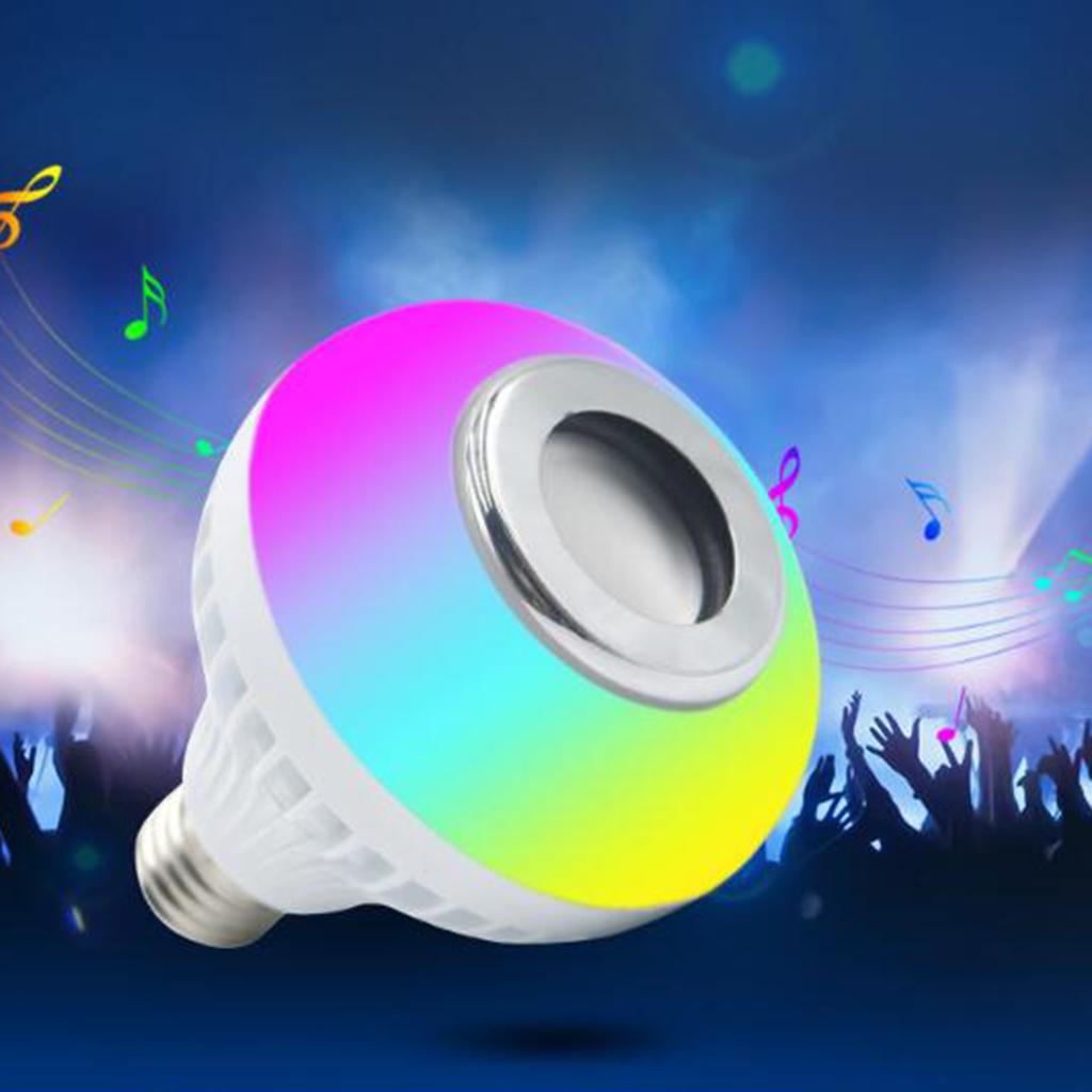 5W LED Wireless Bluetooth Music Play Speaker &Light Bulb Lamp  With Remote Control
