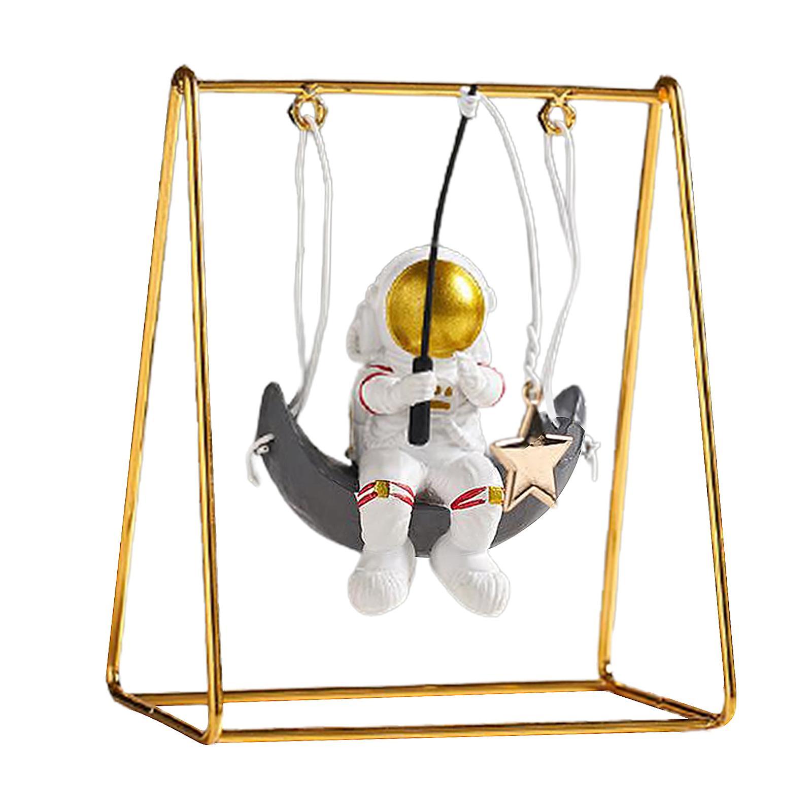 Astronaut Figurine Home Decor Shelf Statue Crafts Ornaments Child Teens Gift Star