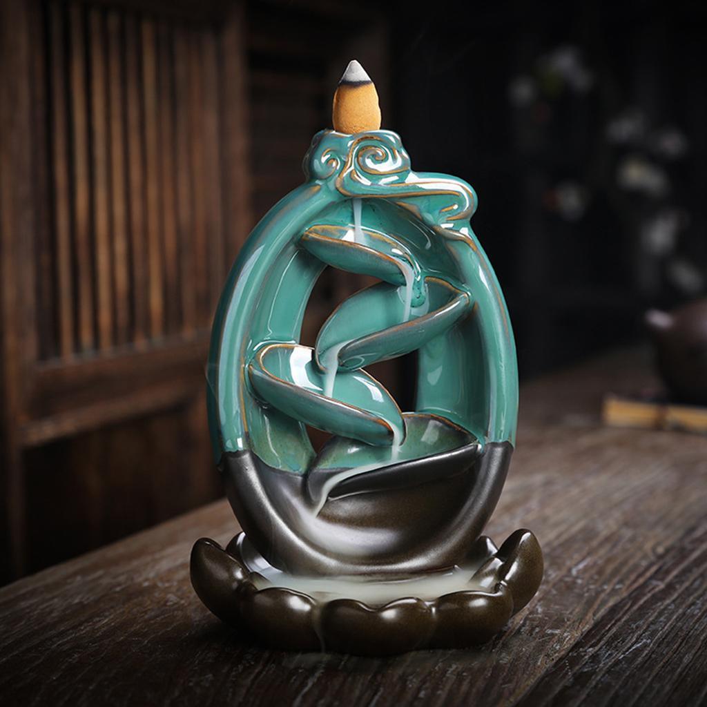 Backflow Incense Holder Base Waterfall Censer Decorative Ornament  Cloud