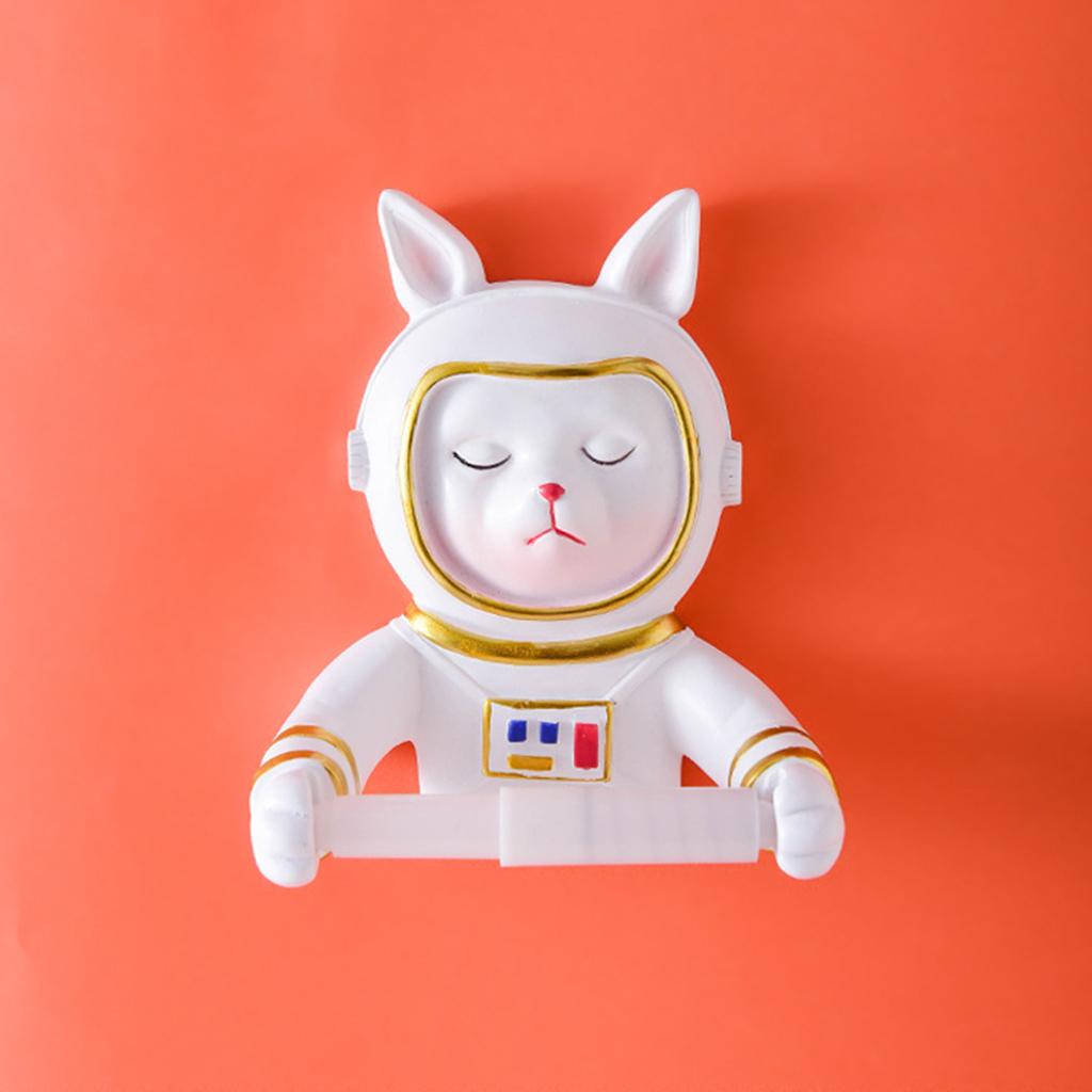 Standard Toilet Paper Holder Organizer for Restroom  Puppy Astronaut