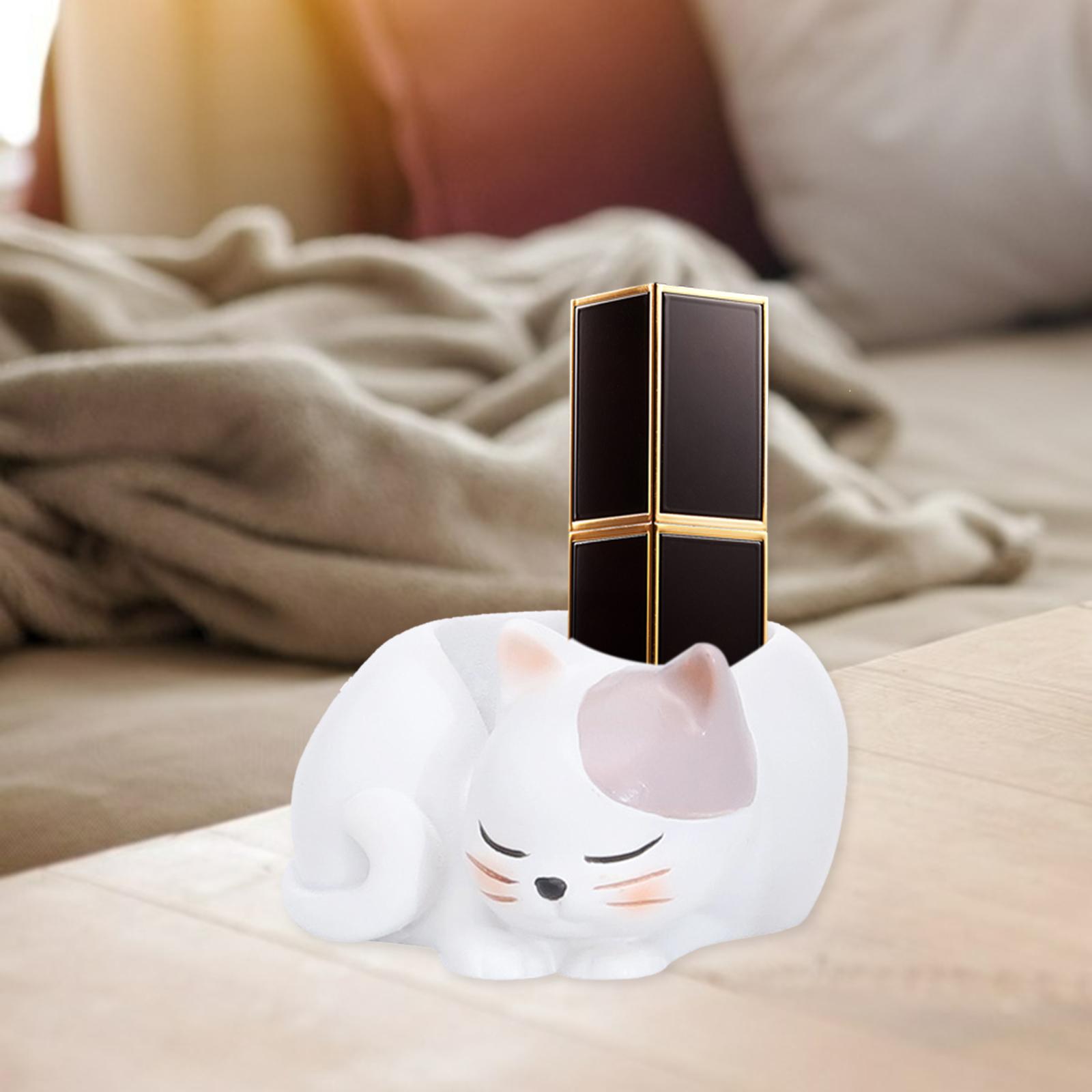 Animal Candlestick Decor Objects Collection Candle Holder Resin for Home Cat