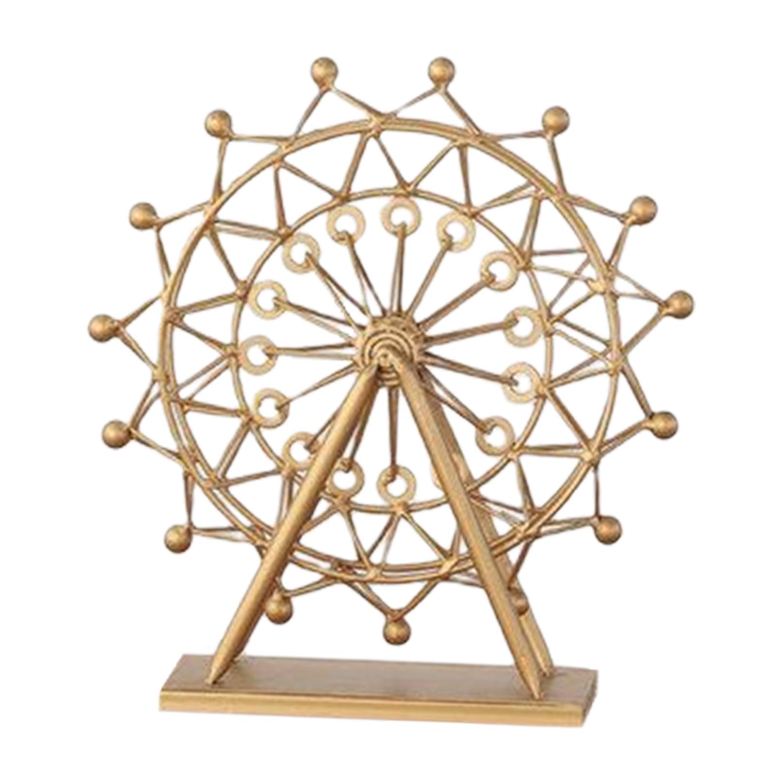 Unique Wheel Statue Art Crafts for Restaurant Tabletop Bedroom