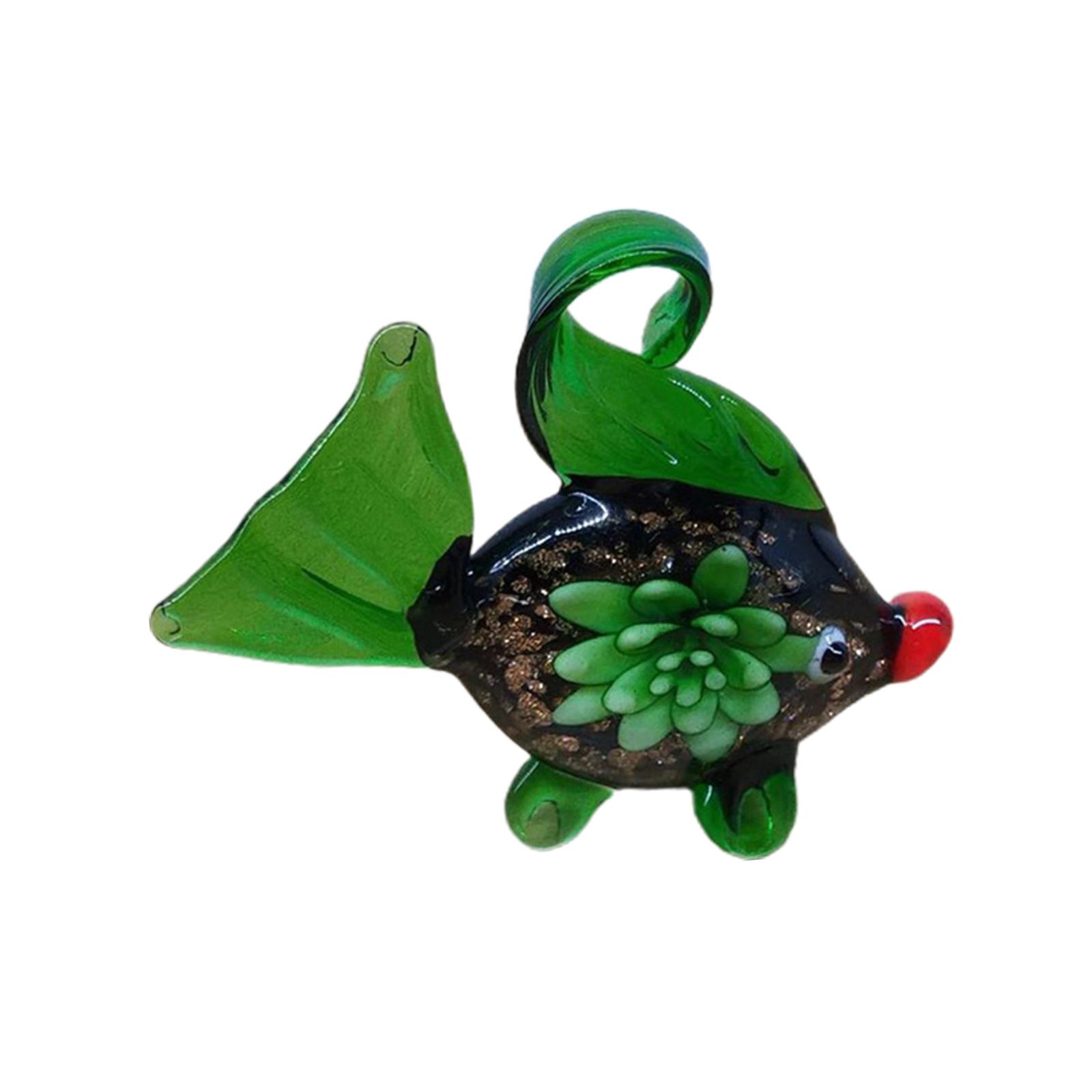 Fish Ornament Landscape Supplies Fish Tank Craft Creative Decorations Green