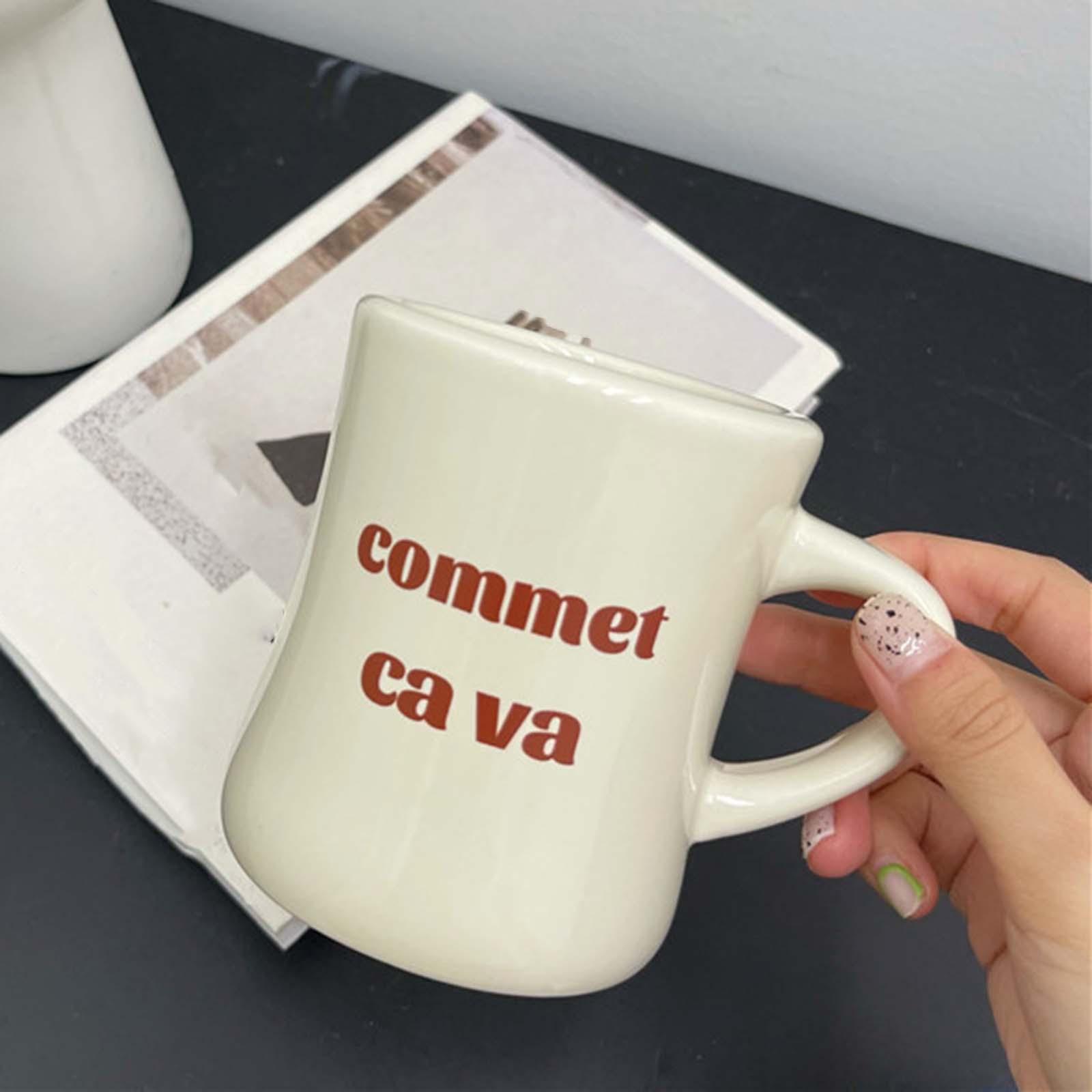 Ceramic Coffee Mug Cute Beverage Morning Cup for Household Kitchen Festivals