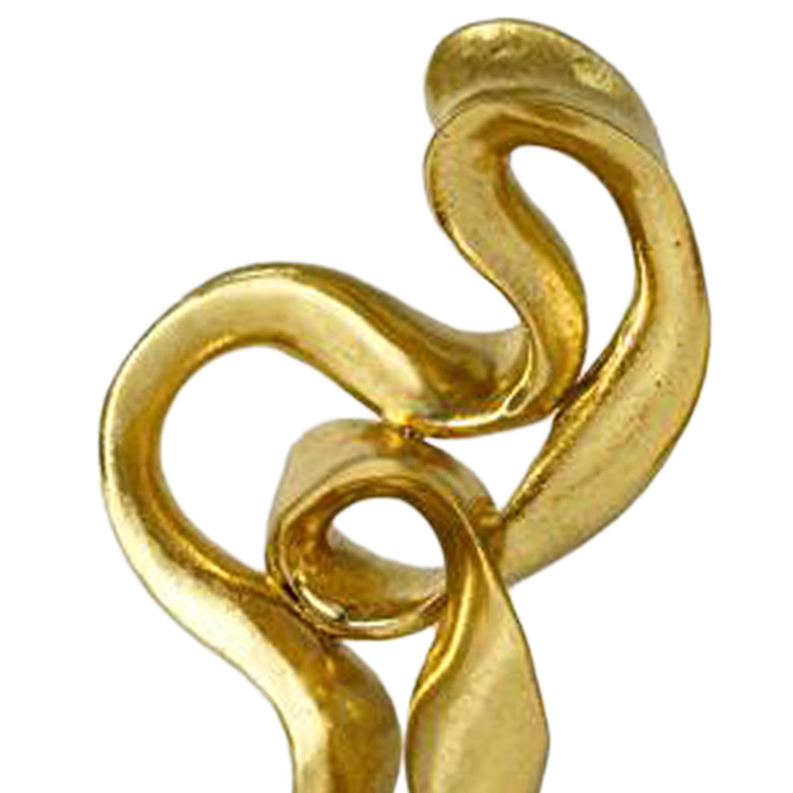 Streamers Abstract Art Sculpture Craft Ornament for Fireplace Shelf Bedroom