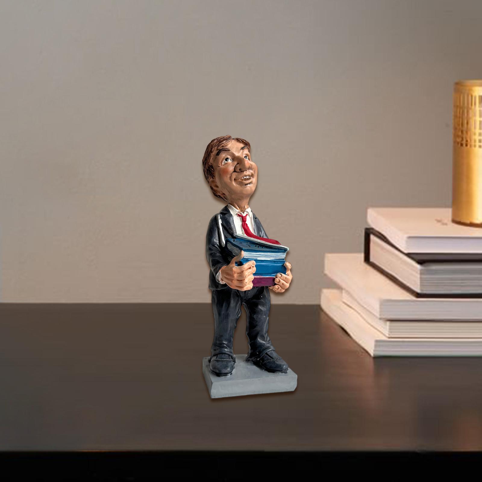 Resin Figure Statue Person Sculpture Bedroom Cabinet People Worker Figurine