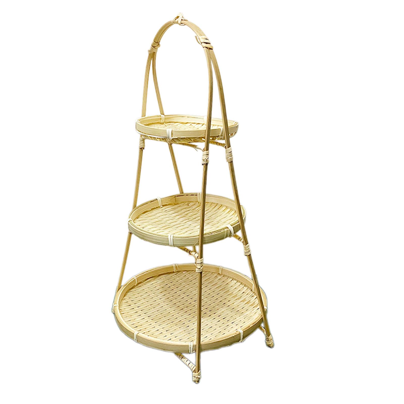 Woven Fruit Basket 3 Layer