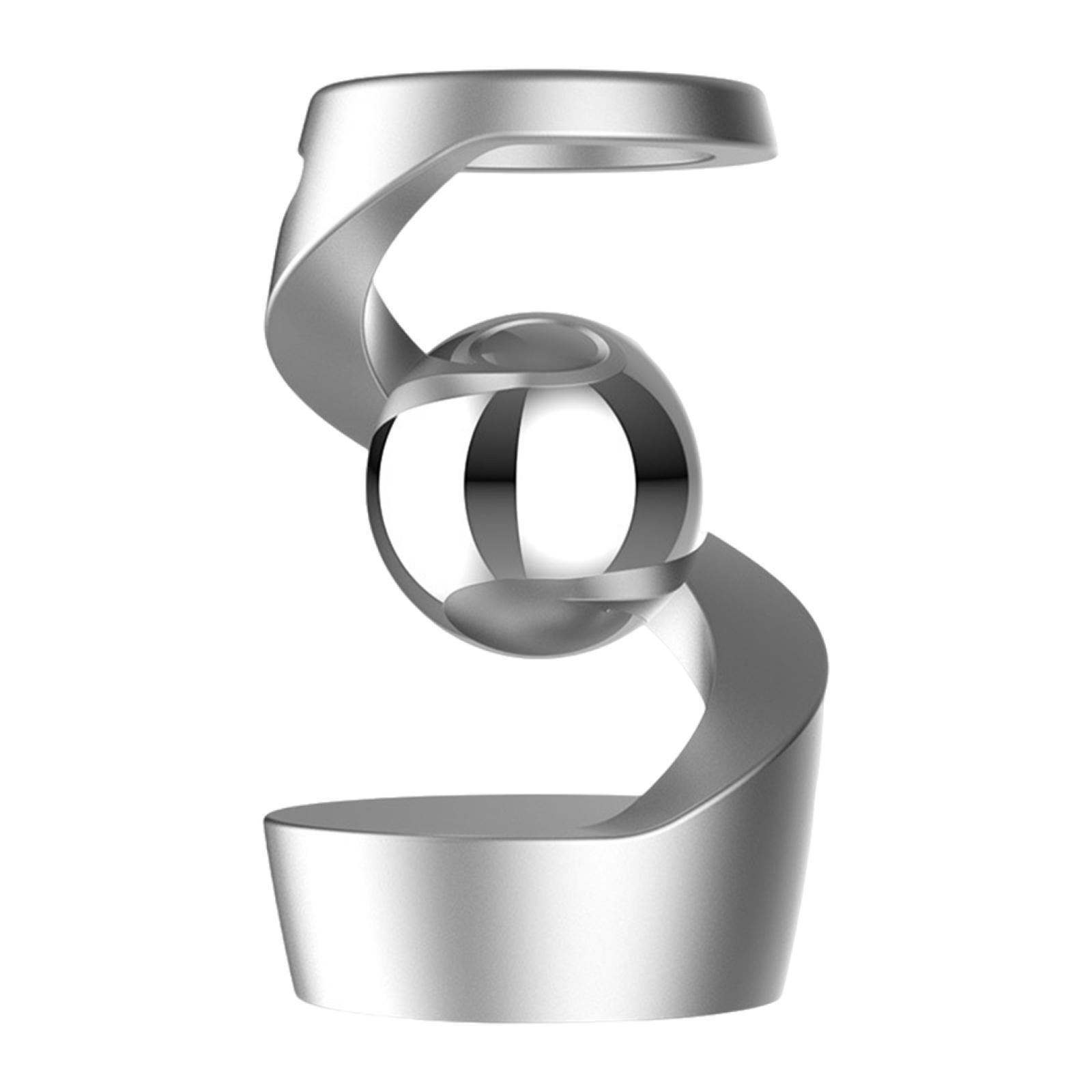 Levitating Desk Toy Silver