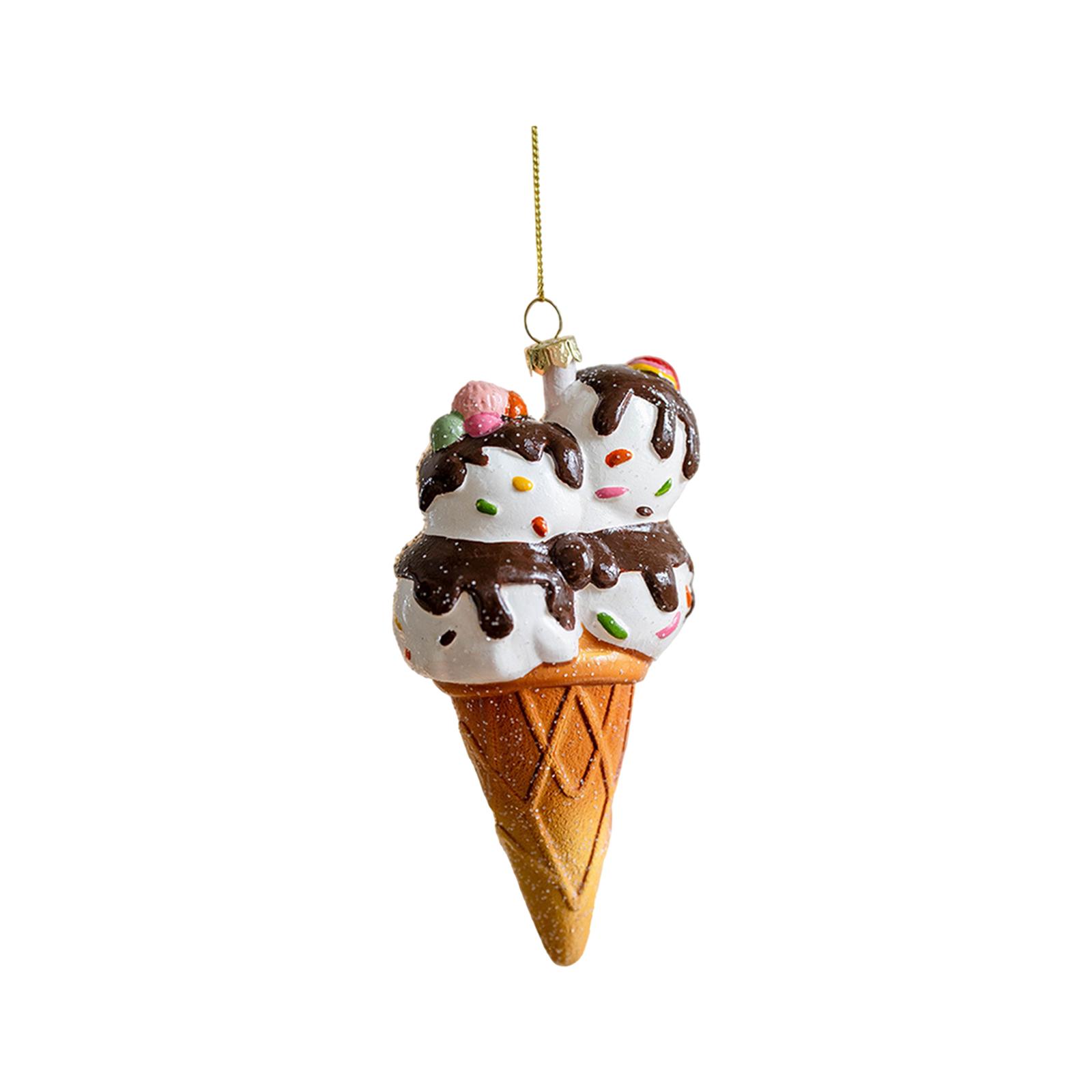 Christmas Pendant Ice Cream Cone