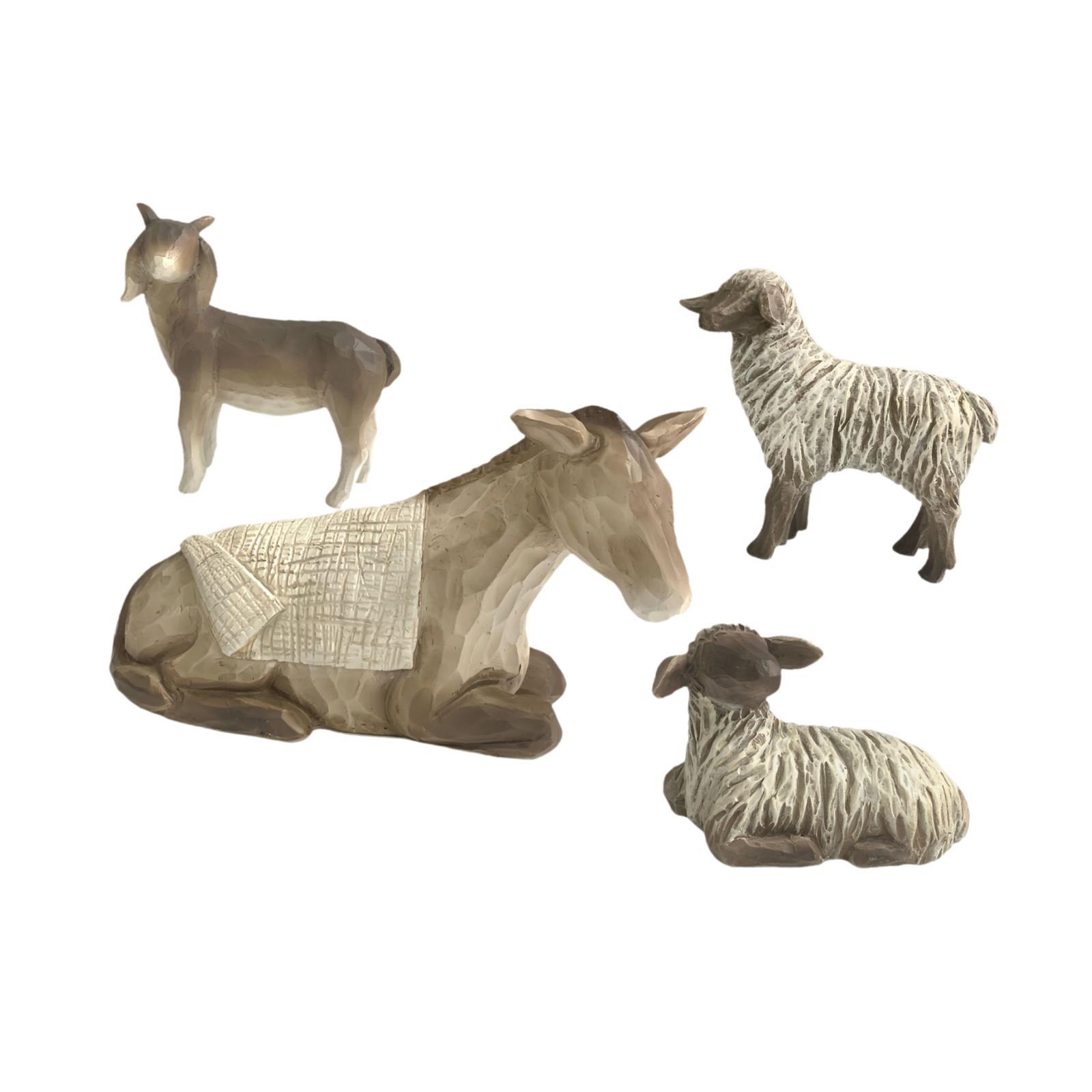 Animal Nativity Set 4x