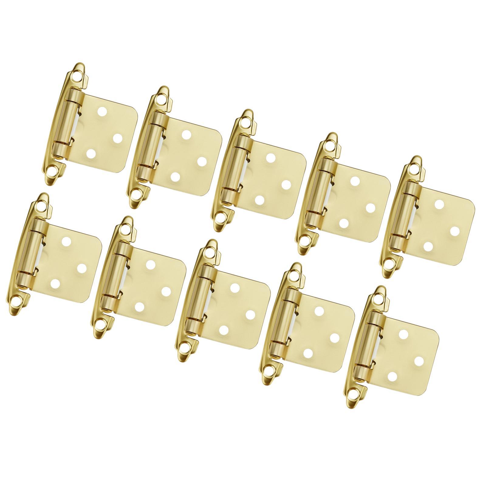 Cabinet Door Hinges 10X 1/2Inch