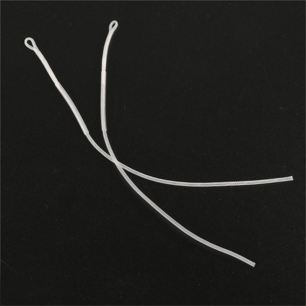 10pcs High Tension Fly Fishing Line Braided Loop Connector 30LB White