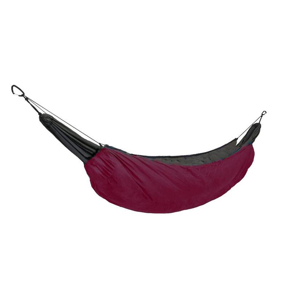 3 Seasons Outdoor Hammock Underquilt Under Blanket for Camping Burgundy