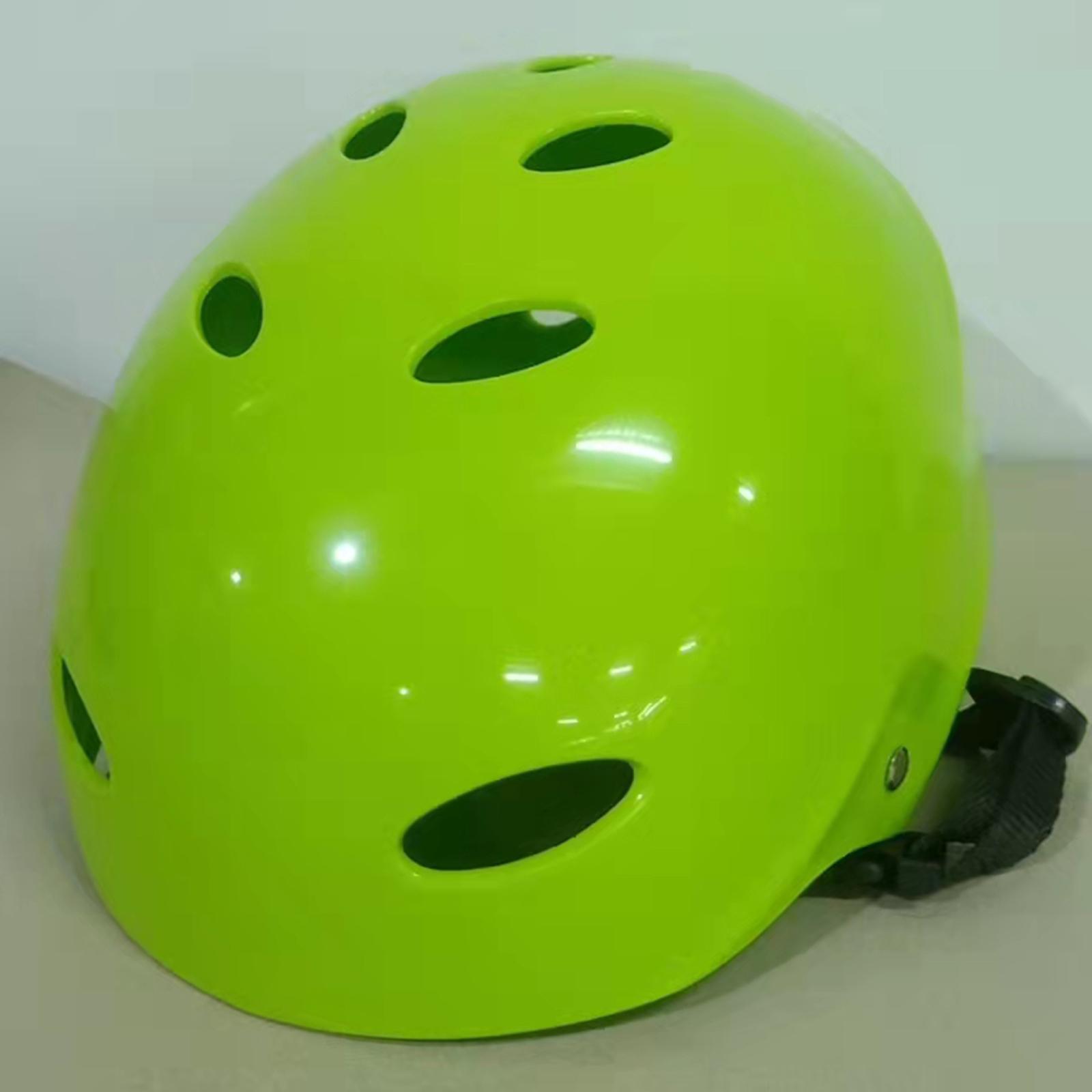 Water Sports Safety Helmet for Wakeboard Kayak Canoe Boat Surfing  L Green