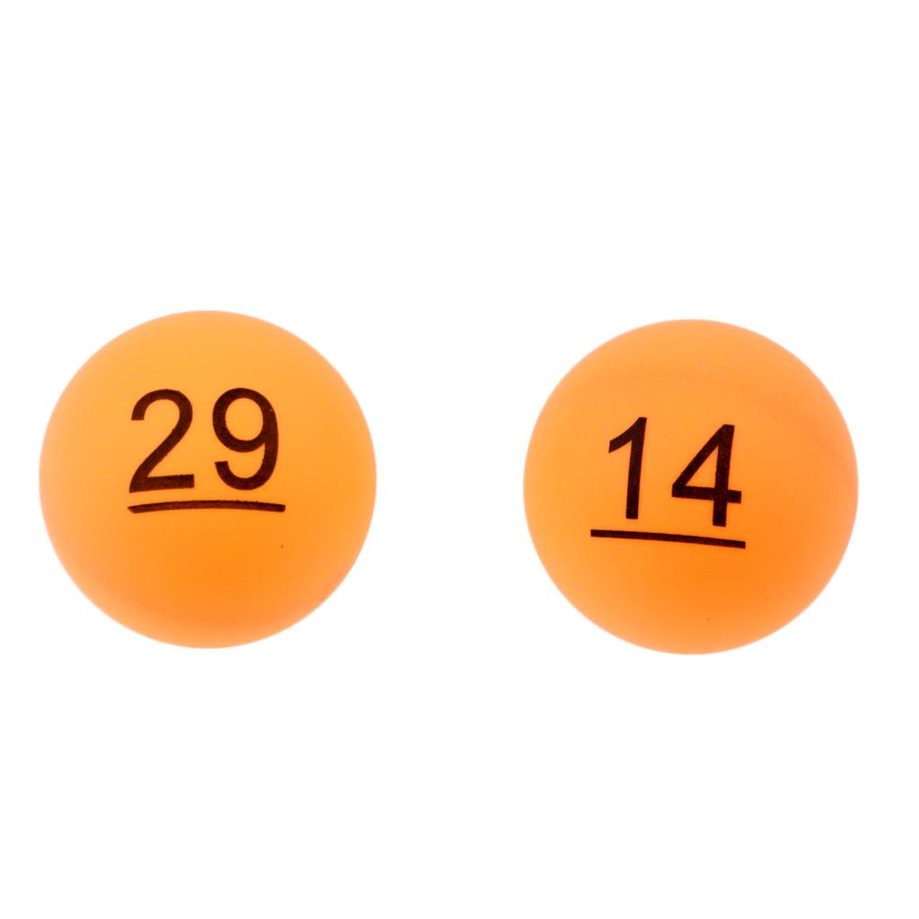 50Pcs 40mm Beer Ping-Pong Orange Balls, PP Material Table Tennis Ball (Pong Games,Suitable for practice or tournament)