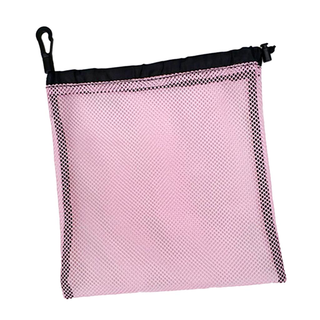 Drawstring Mesh Net Carry Bag for Scuba Diving Gear, Golf Ball, Table