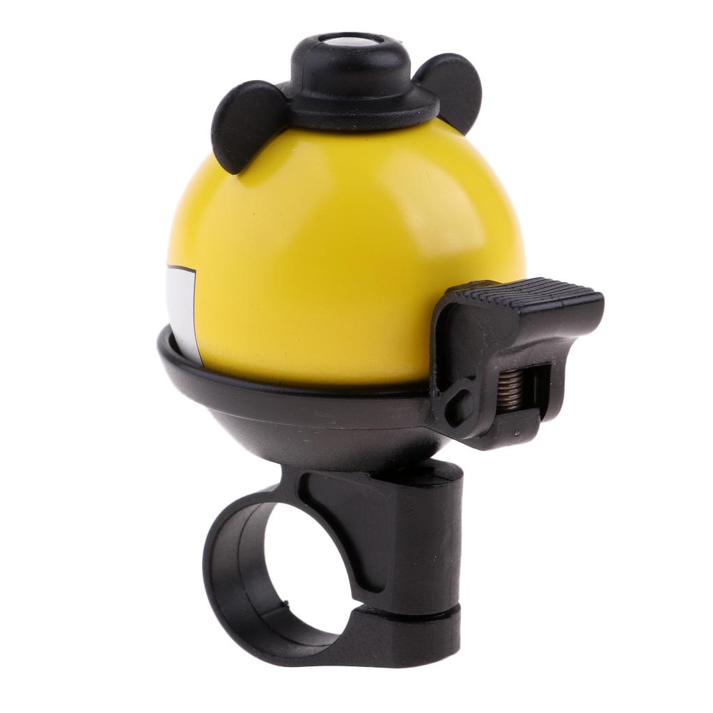 Lovely Aluminum Bike Bell, Loud Sound Bicycle Bell Kids Girls Boys Yellow