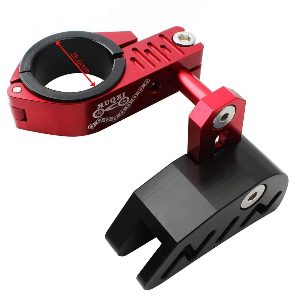 Protable Bike Single Disc Chain Protector Bicycle Guide Chain Stabilizer Red