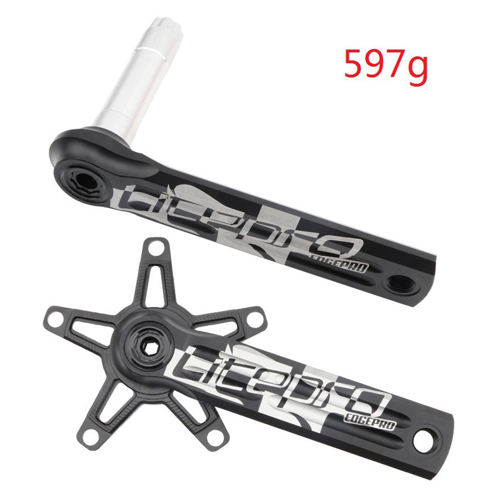 Bike Crank set 170mm Hollow BB Bottom Bracket 130bcd Crank Arm Black