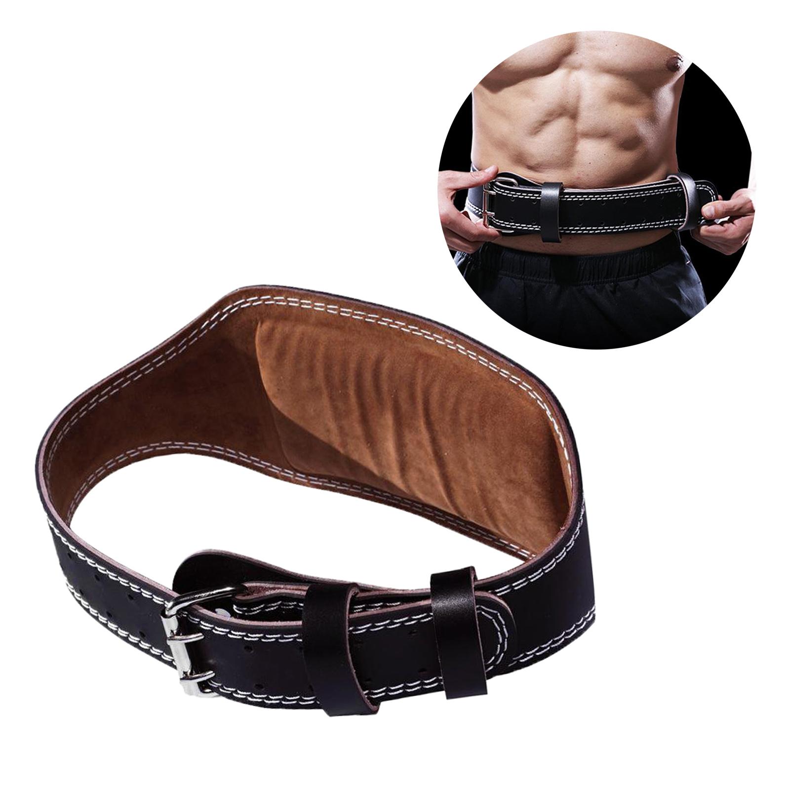 PU Leather Weight Lifting Belt Training Gym Body Building Men&Women 100cm