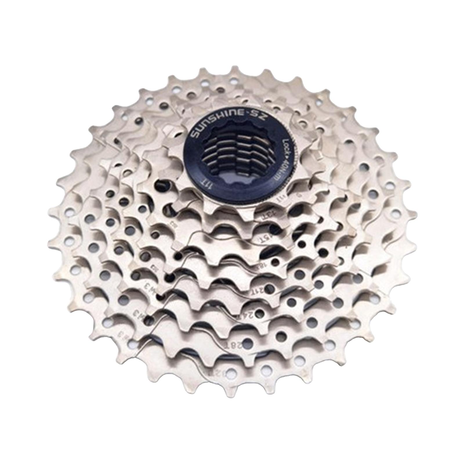 8-12s MTB Bike Cassette Flywheel Bicycle Freewheel 8S 11-32T Silver