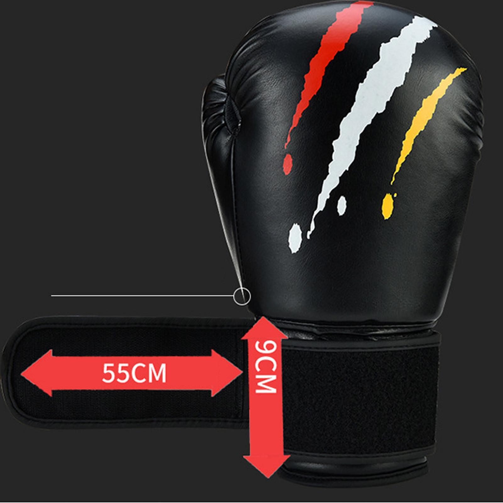 Boxing Practice Gloves Sparring Muay Thai Workout Fight Punching Bag Mitts Red 8oz
