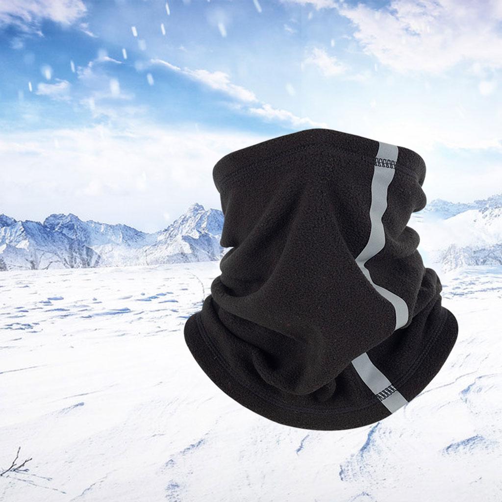 Face Mask Neck Gaiter Breathable Windproof Fishing Scarf  Black