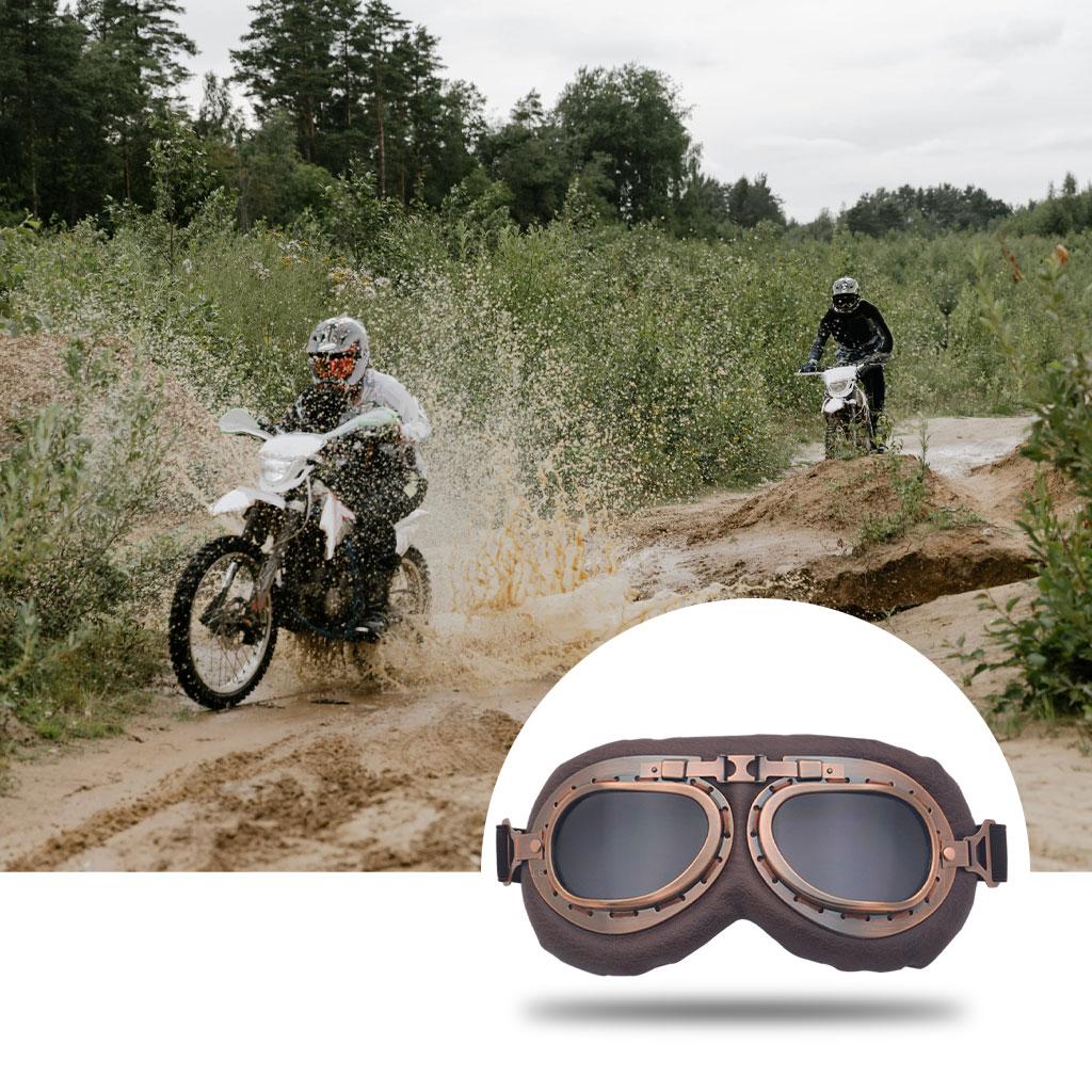 Motorcycle Goggles Dirt Bike Glasses Flying Eyewear for Motocross Grey