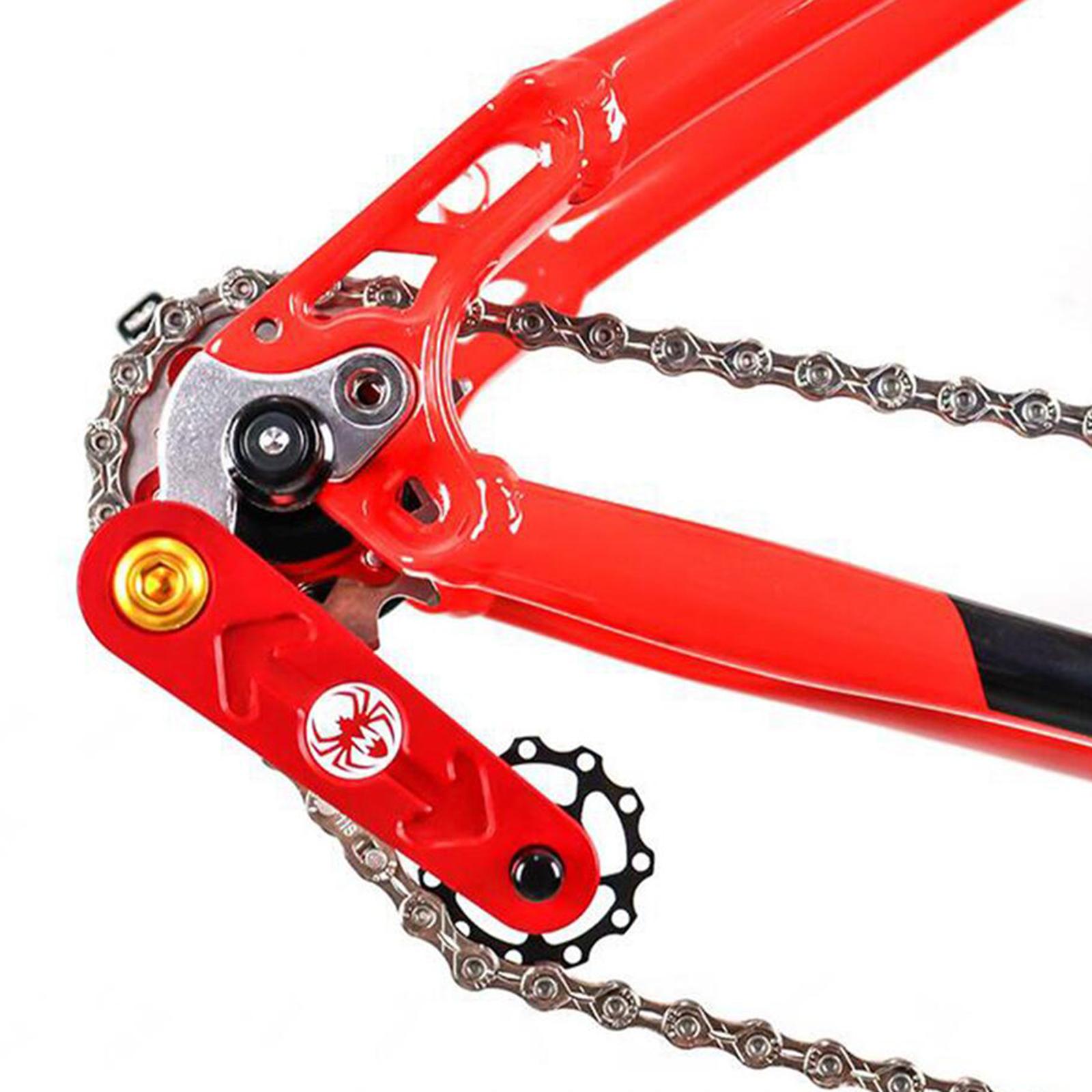 Bike Single Speed Cassette Cog MTB Bicycle Chain Tensioner Red 16T