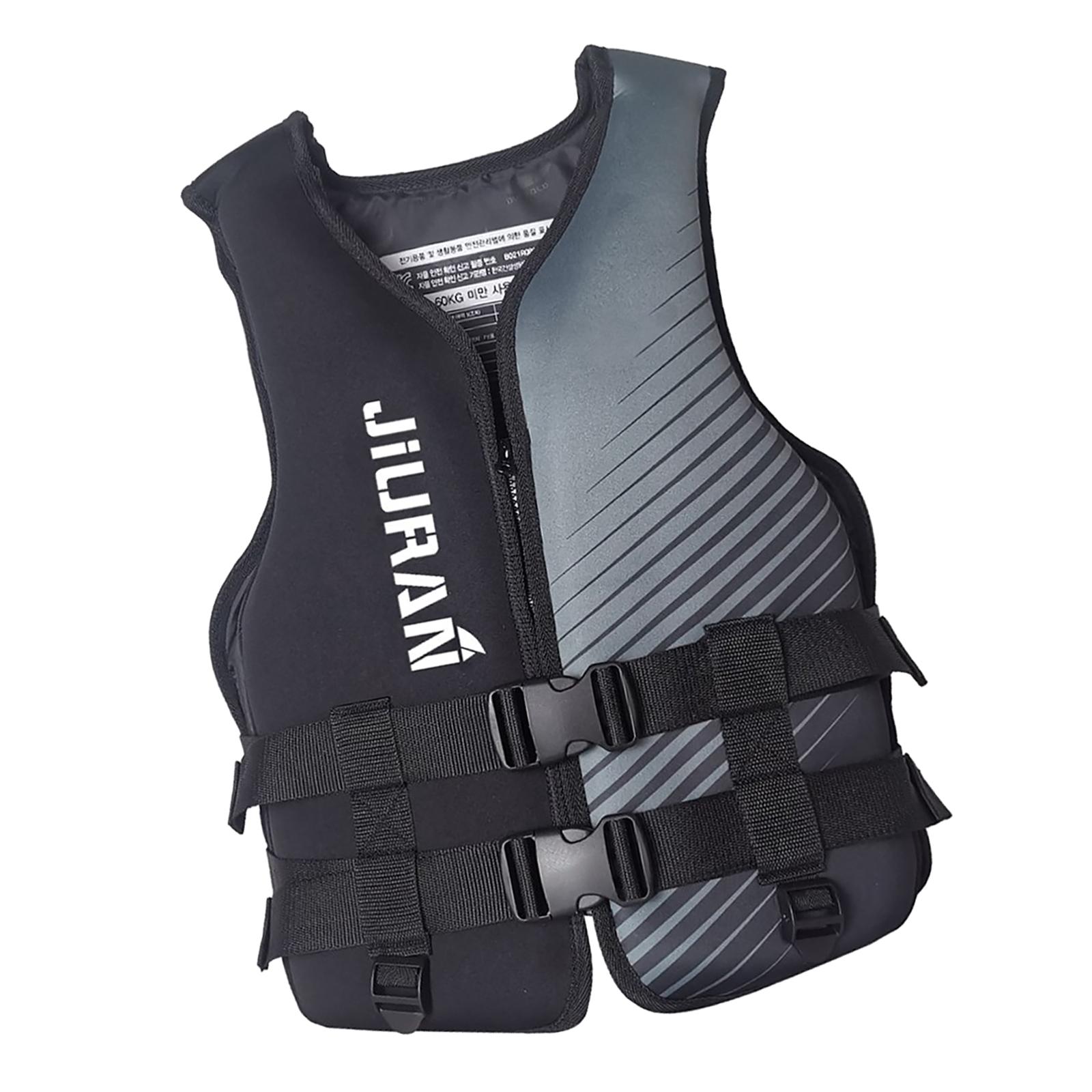 Safety Life Jacket Swimming Vest Fishing Drifting Snorkeling Diving Floating L