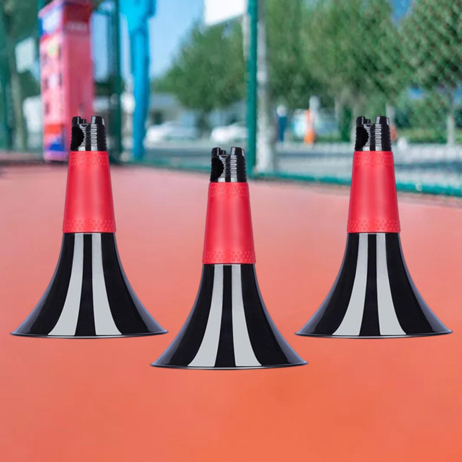 3 Pieces Soccer Training Markers Splicedable, for Soccer Practice Traning Red