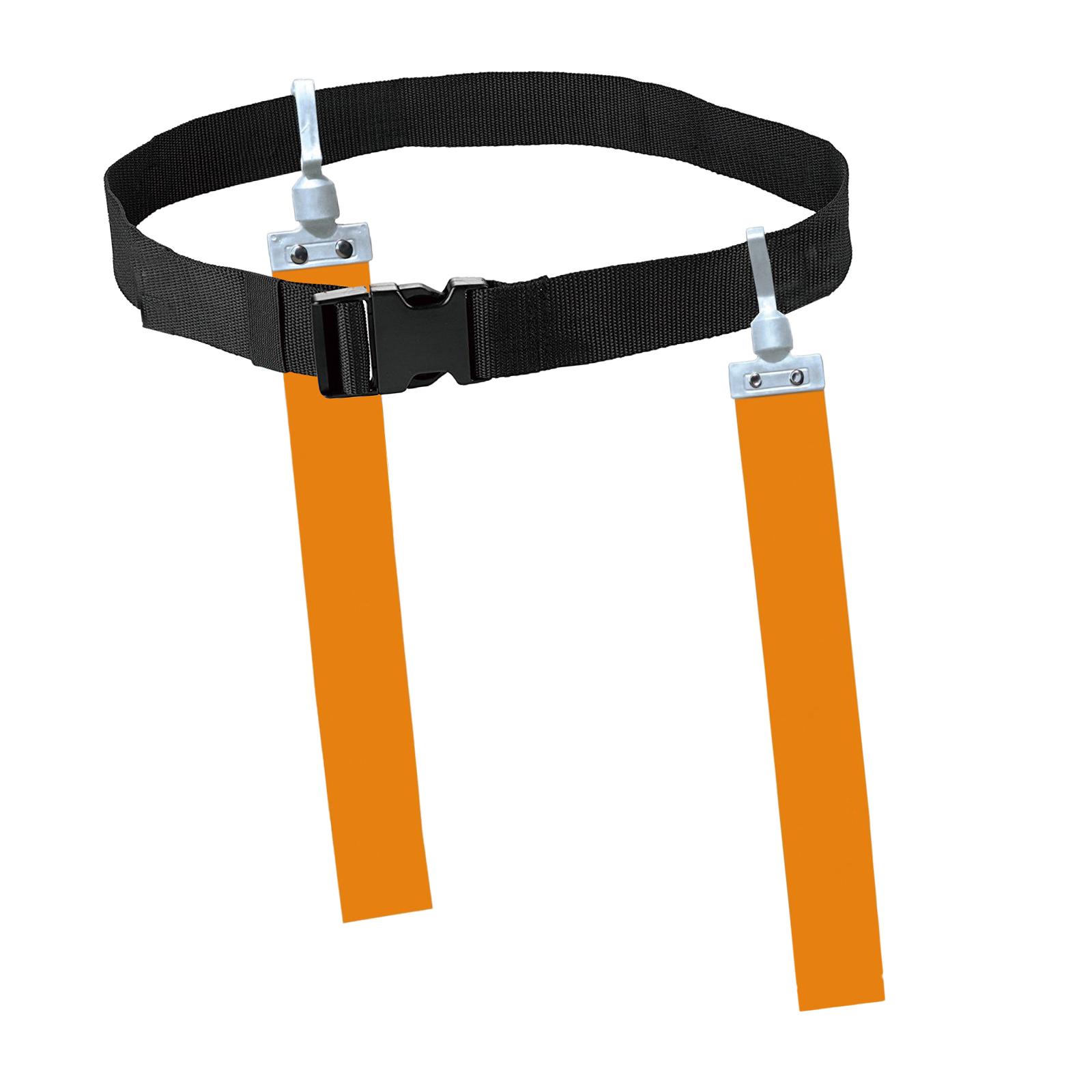 Football Waist Belt Ribbon Adjustable for Outdoor Accessories Equipment orange