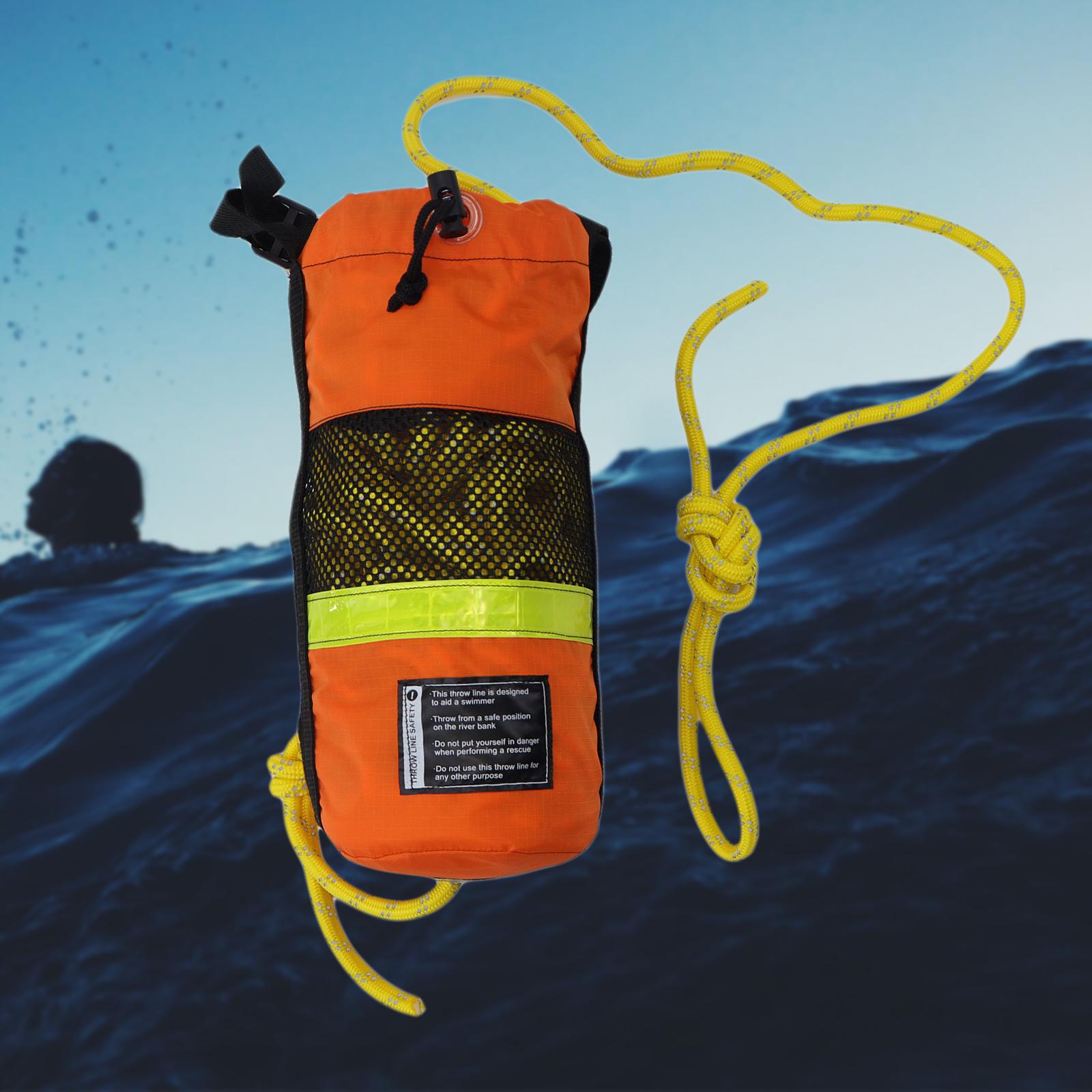 Throw Bag with Rope Equipment Floating Rope for Boating Gear