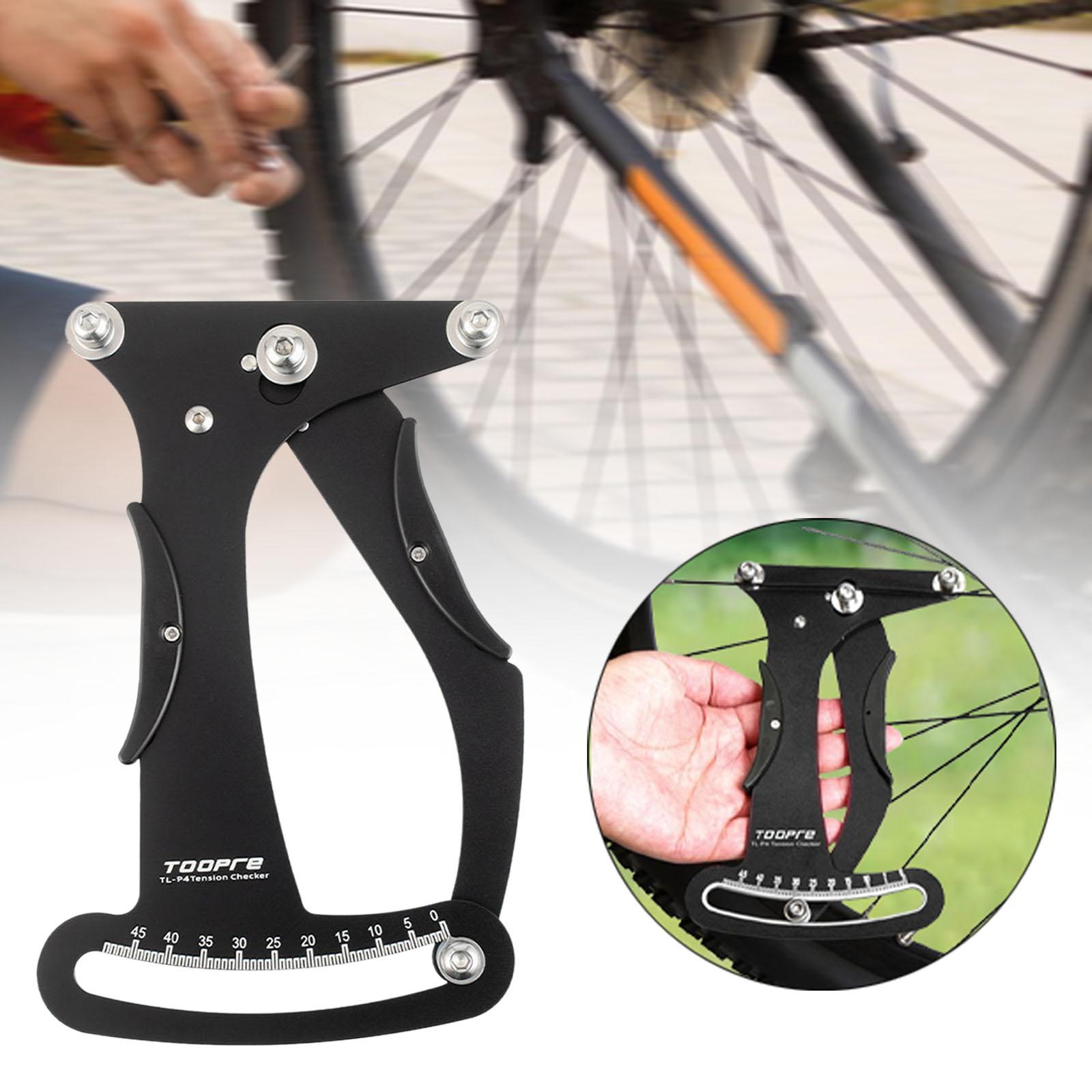Spoke Tension Meter Simple to Use Professional Mountain Bike Rim Tensiometer Black