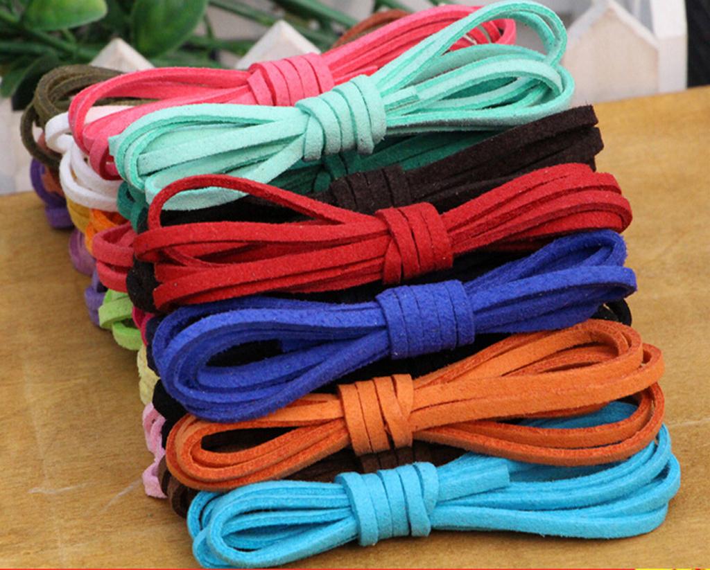 24 Faux Suede Thong Velvet Cord for Necklace Bracelet Jewellery DIY Making
