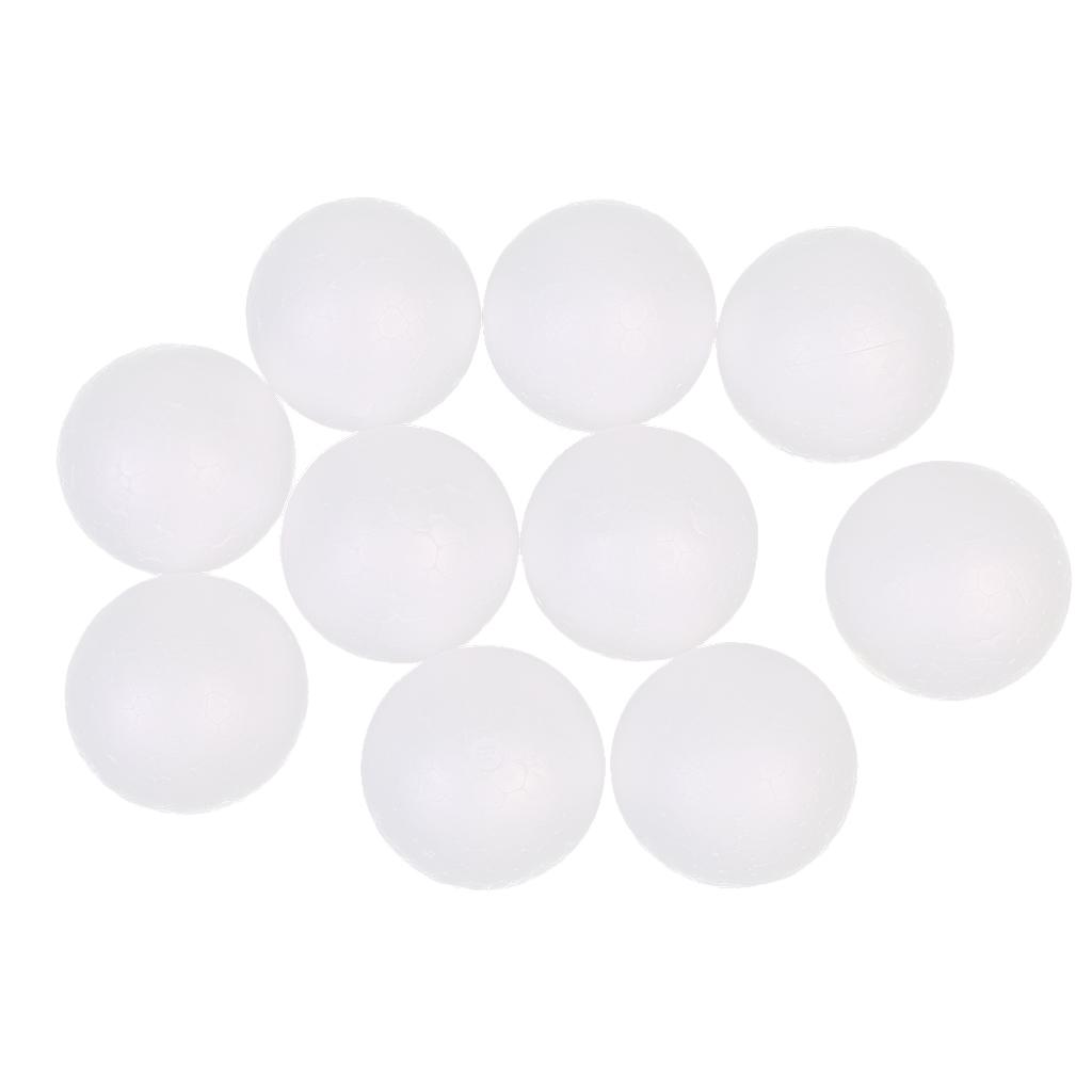 White Modelling Foam Balls