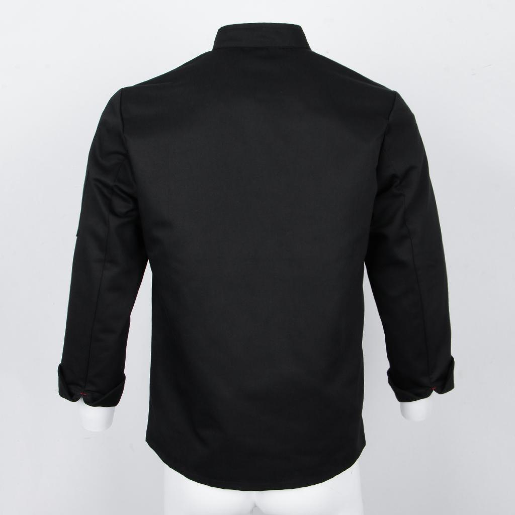 Men Women Chef Jacket Long Sleeve Chefs Coat Apparel Single Breasted Uniform Ebay 9288