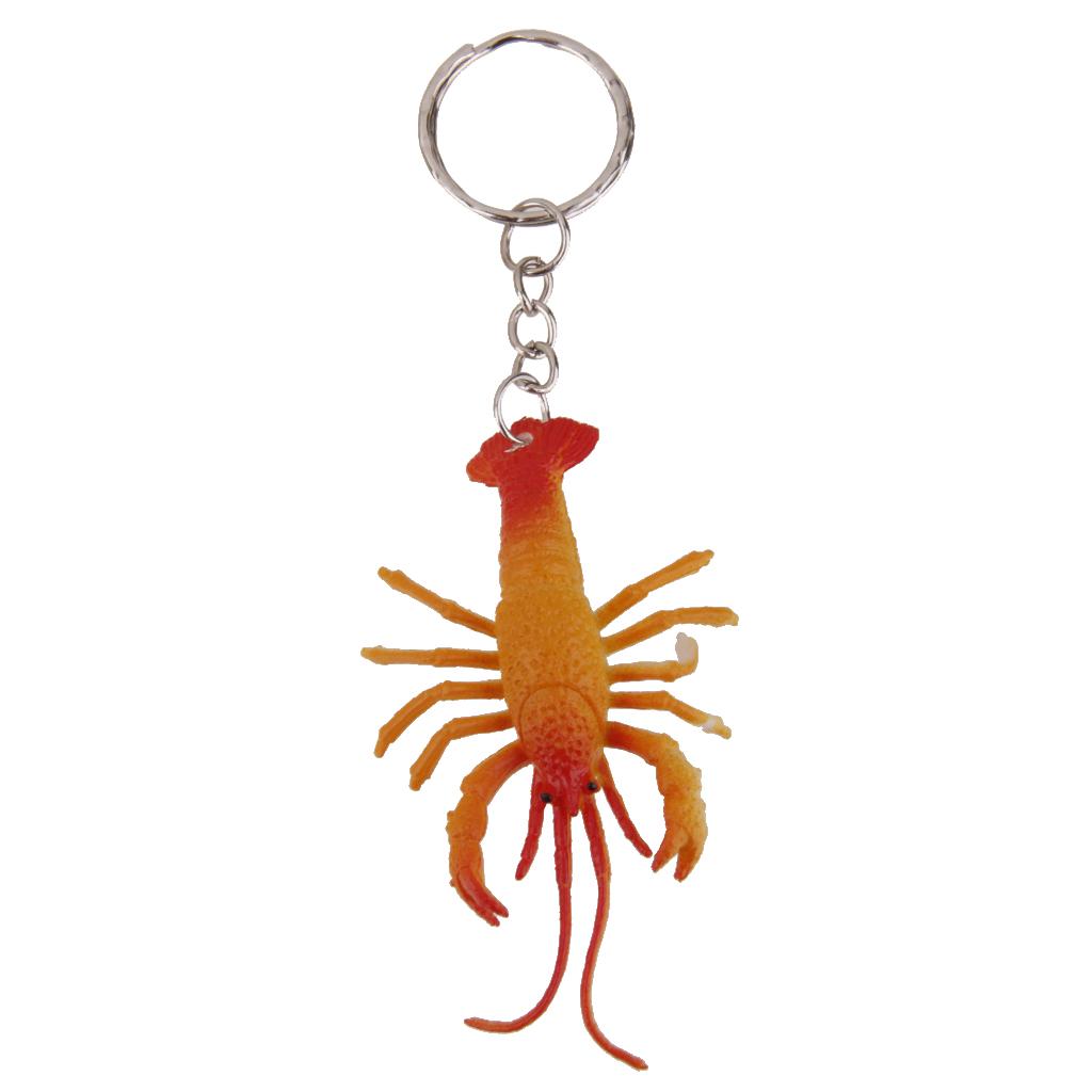 12pcs Marine Animal Keyrings