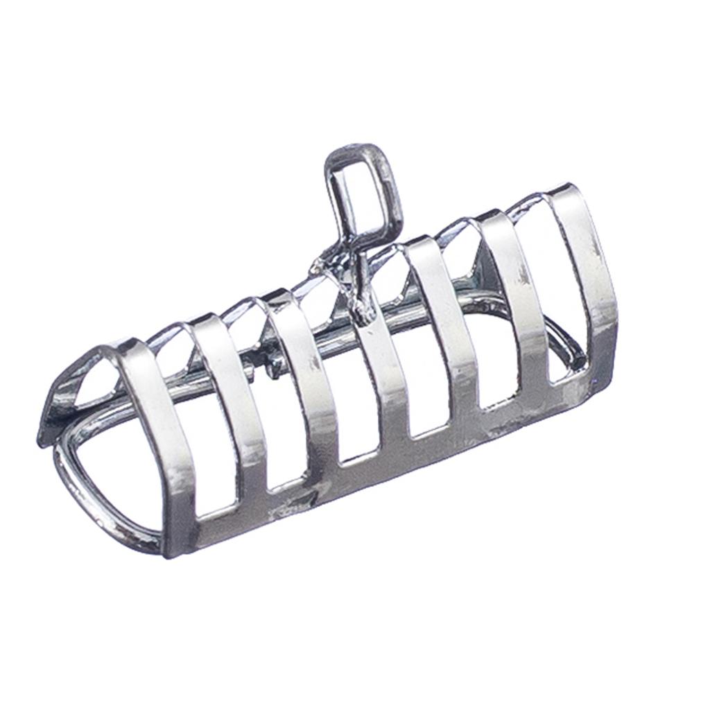Metal Toast Rack Dolls House Miniature Kitchen Bread Accessory 