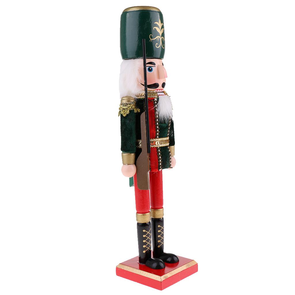 Assorted Wooden Nutcracker Walnut Soldier Statue Figure Festival ...