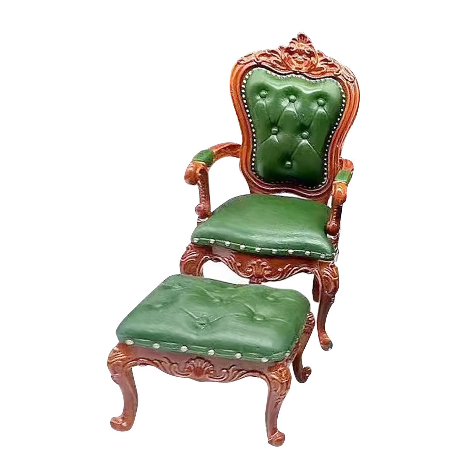 1/12 Scale Chair and Foot Stool