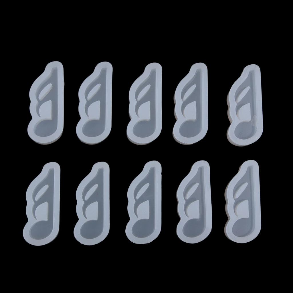 10 Pieces Silicone Cartoon Molds 04