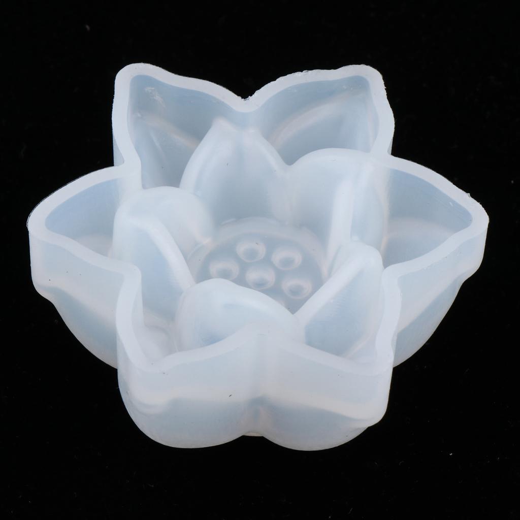3D Lotus Flower Shape Silicone Mold Fondant Mold Cake Sugar molding tool