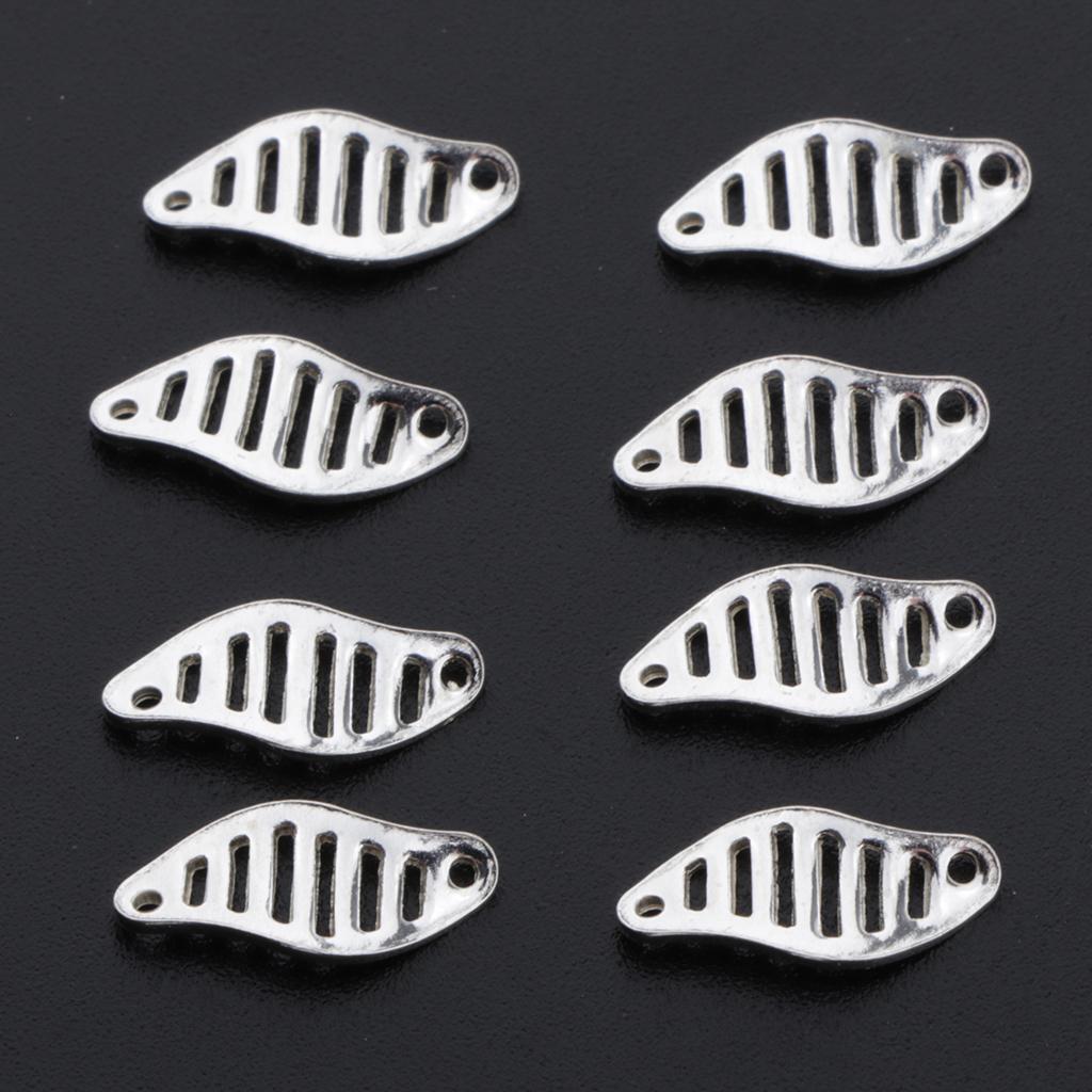 8pcs Earring Findings Charm Dangle Ear Pendant Blank DIY Jewelry Making F3