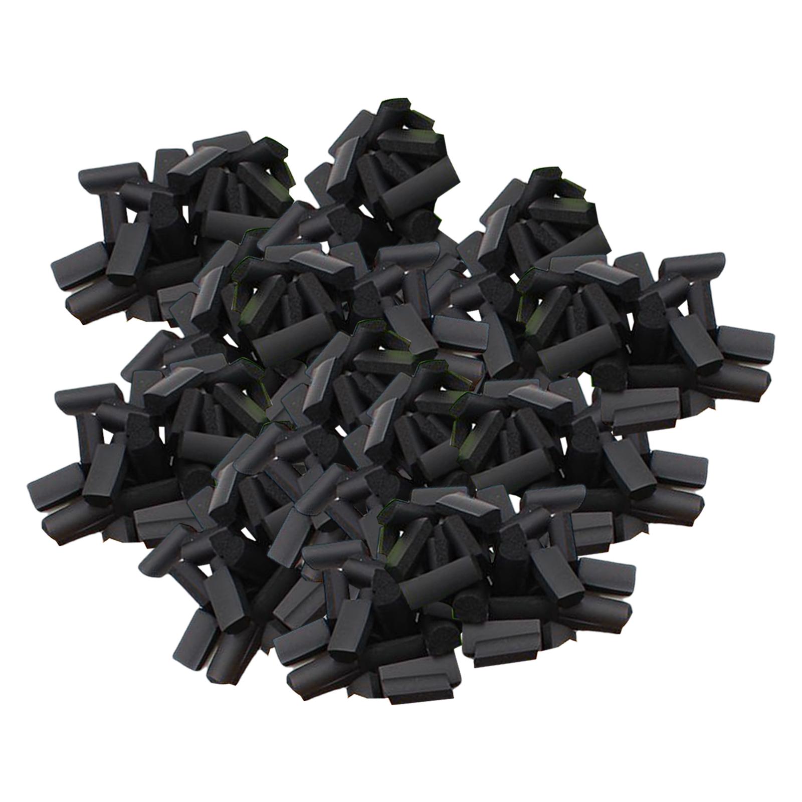 5x Styrofoam Foam Beads Sponge Chunks for Slime Making Flower Black