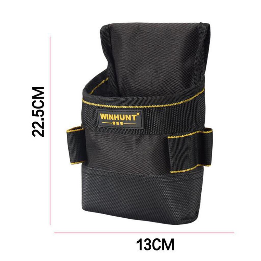 2xDuable Oxford Cloth Electrician Tool Pouch Carpenter Apron Organizer Pocket