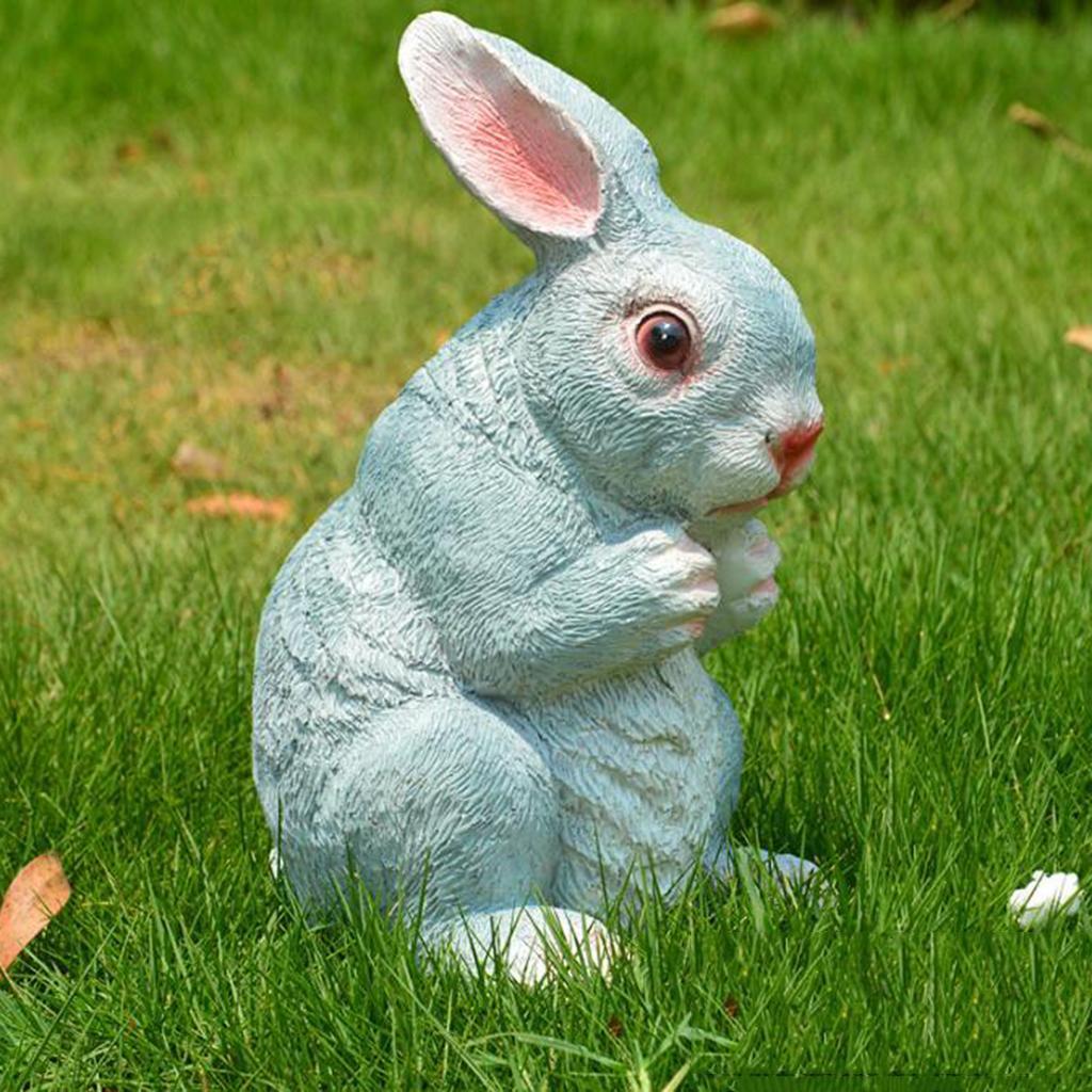 outdoor bunny rabbit statues