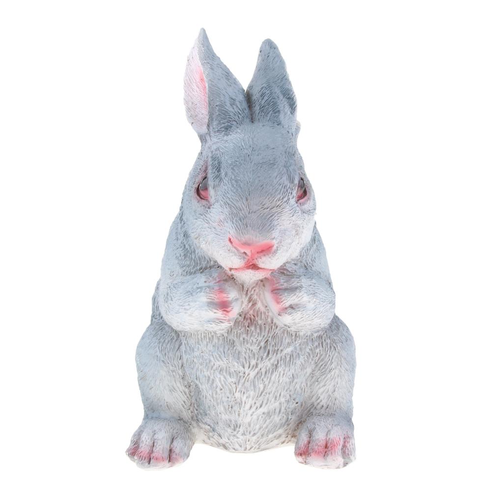 resin rabbit statue