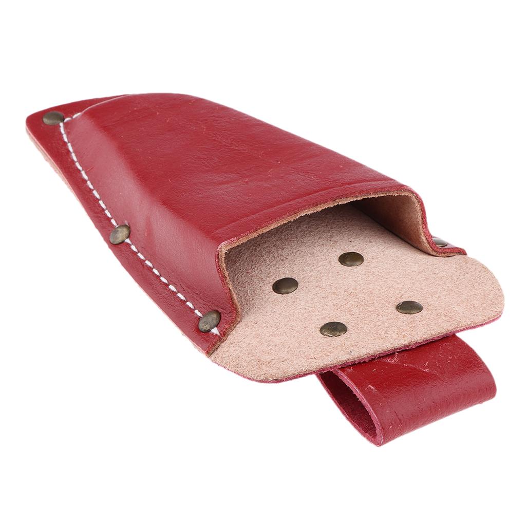 2Pcs Professional Garden Pruning Shear Pouch Bag Holder Waist Belt Red