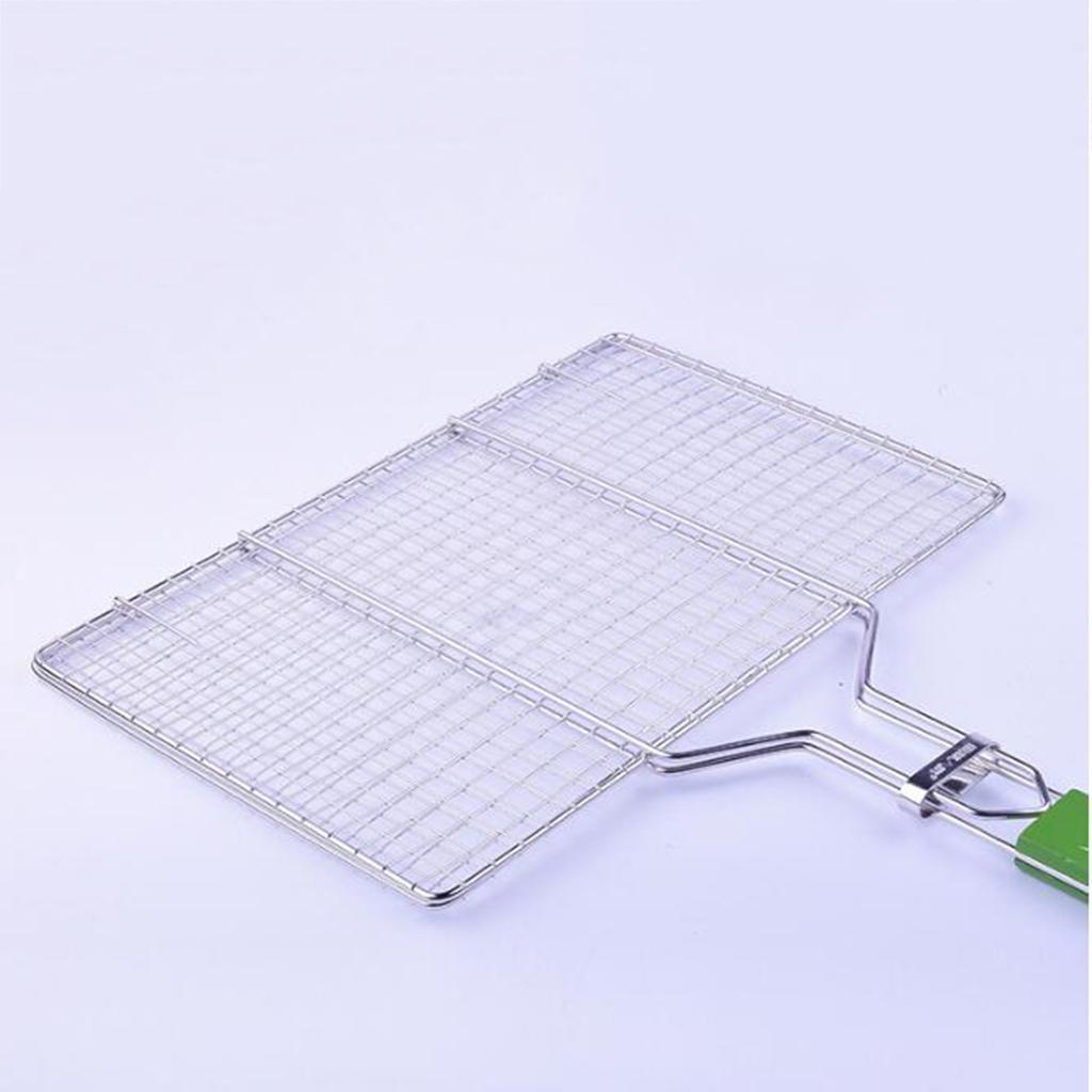 Metal Mesh Baskets BBQ Barbecue Sausage Veg Meat Grilling Basket Grill Rack eBay